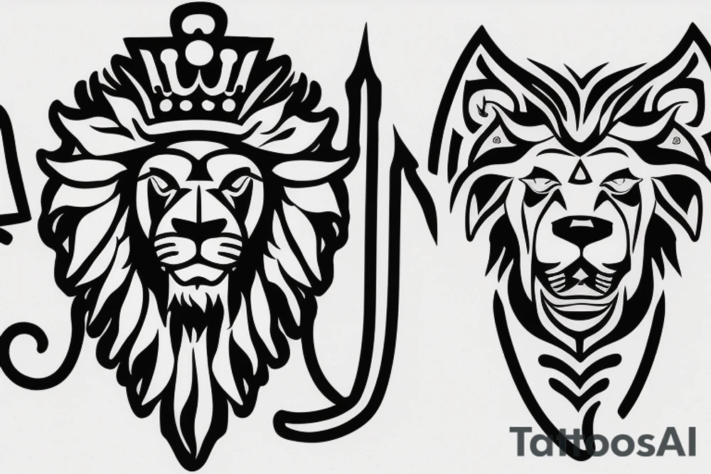 Lion
Greek Meander
Masculinity
King chess piece tattoo idea