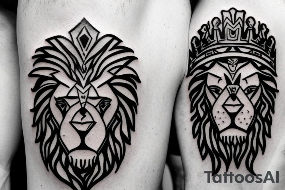 Lion
Greek Meander
Masculinity
King chess piece tattoo idea