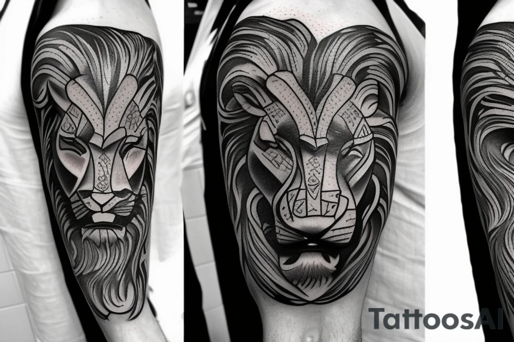 Lion
Greek Meander
Masculinity
King chess piece tattoo idea
