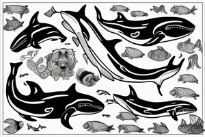 Killer whale tattoo idea