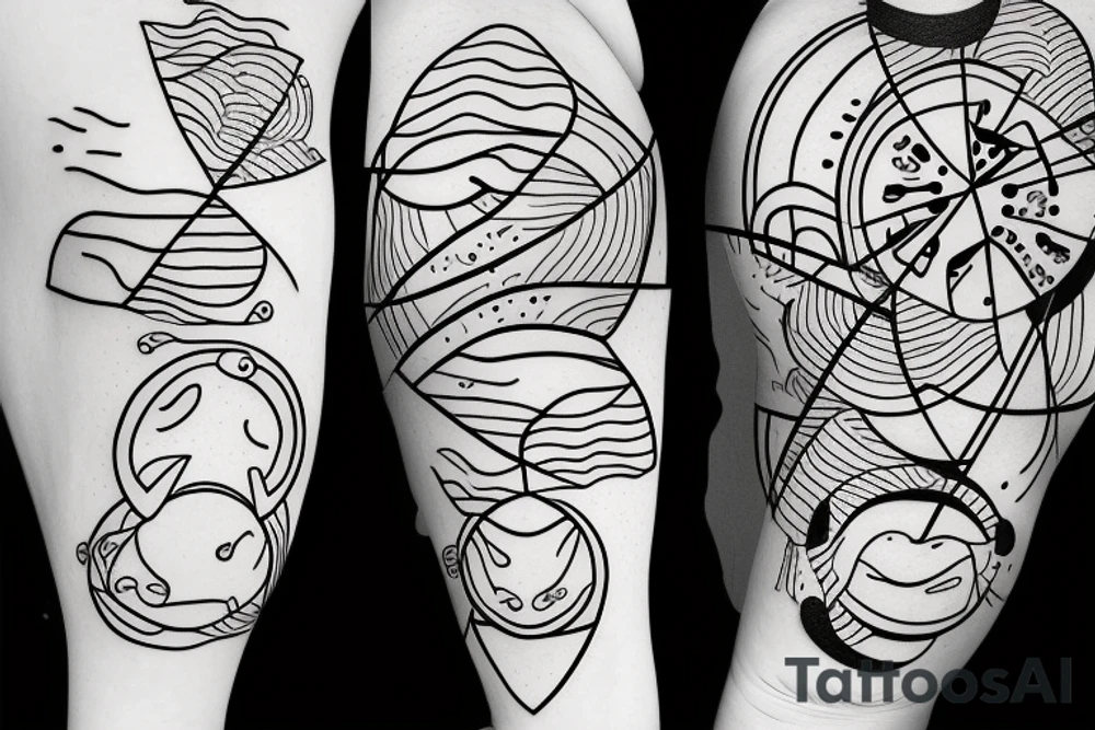 two lost souls swimming in a fishball tattoo idea