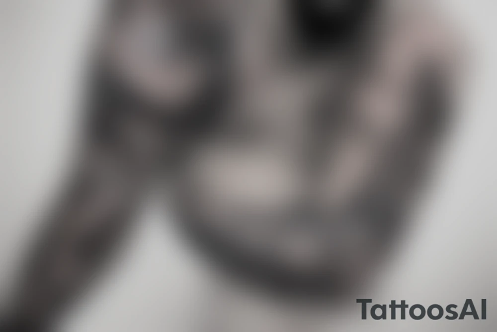 tattoo on the forearm, thoughtful young man, with long hair tattoo idea