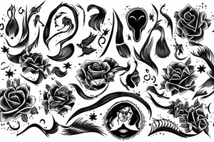 Escamas tattoo idea