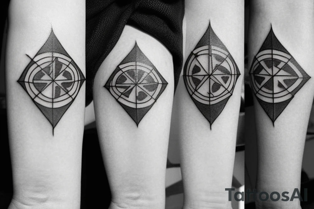now and arrow tattoo idea
