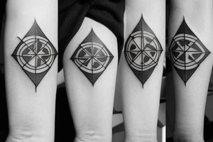 now and arrow tattoo idea