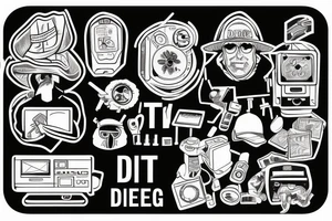 i used to be drug dealer now i'm an it worker tattoo idea