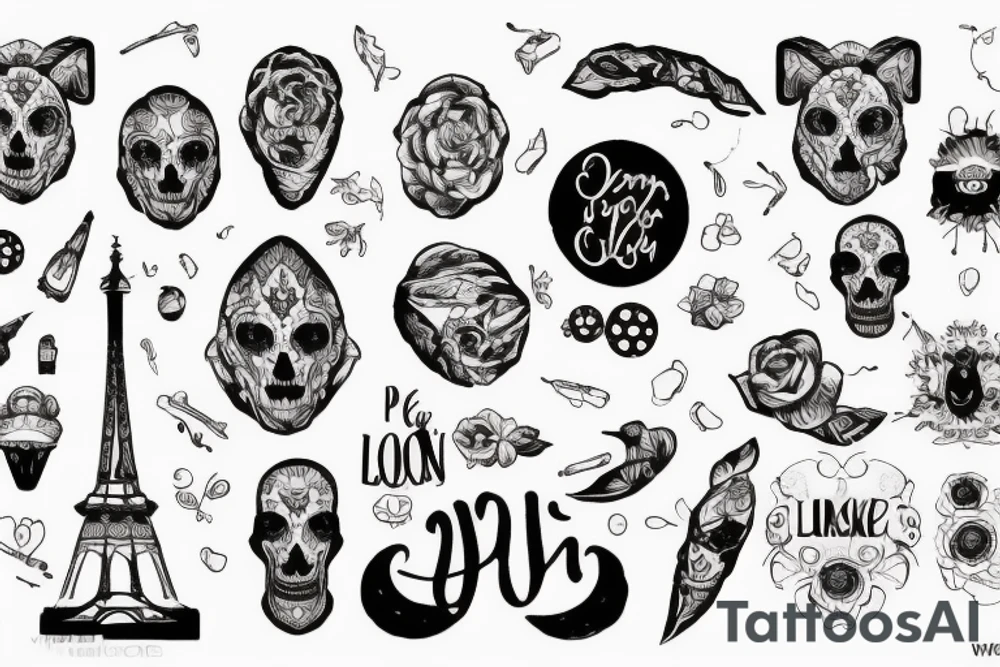 Дракон с луной над сползающей вниз змей tattoo idea