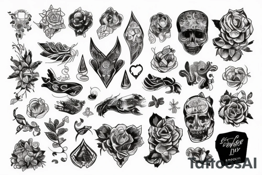 Дракон и змея tattoo idea