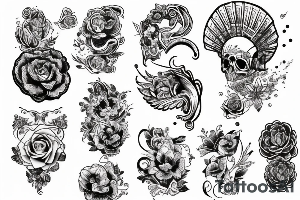 Дракон и змея tattoo idea