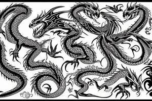 Dragon on sneaky tattoo idea