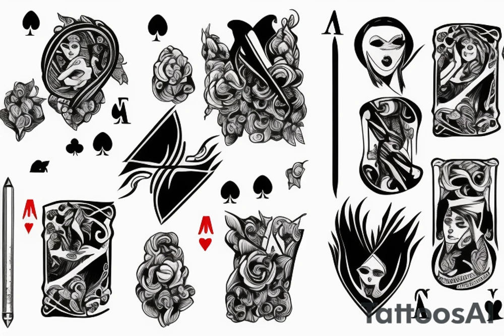 Spade tattoo idea