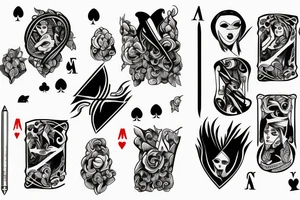 Spade tattoo idea