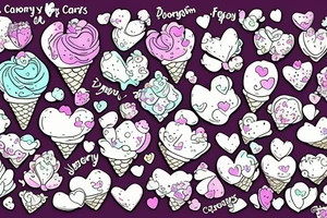 dragons candy ice cream hearts frogs fairy flowers tattoo idea
