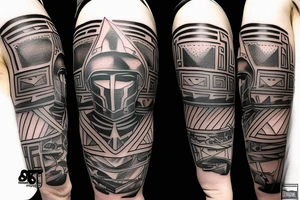 Helmet from the movie 'Gladiator' tattoo idea
