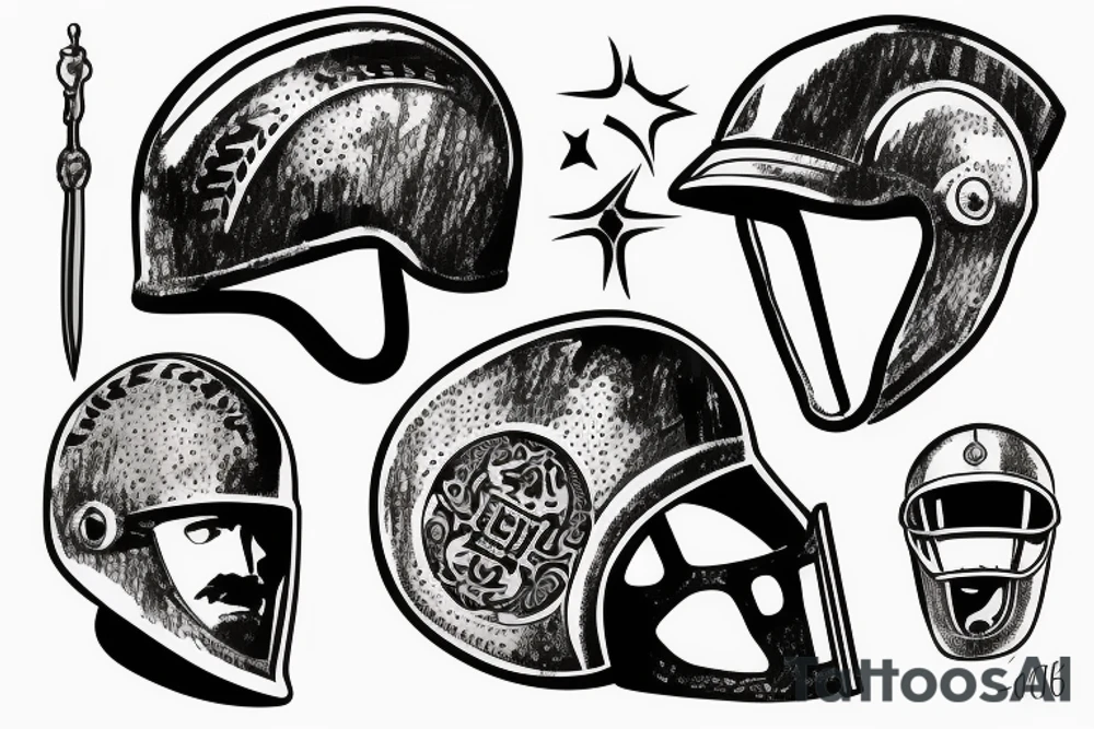 Helmet from the movie 'Gladiator' tattoo idea