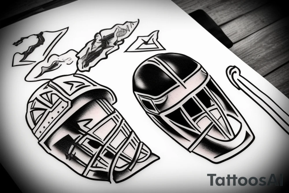 Helmet from the movie 'Gladiator' tattoo idea