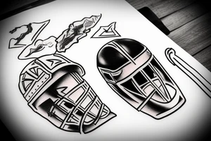 Helmet from the movie 'Gladiator' tattoo idea