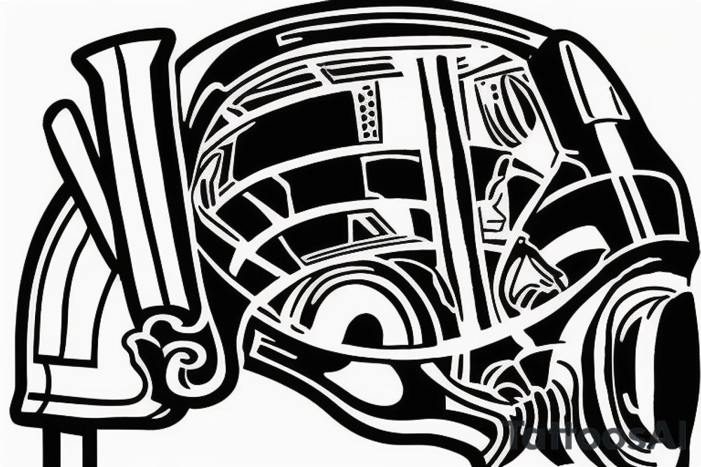Helmet from the 2000 movie 'Gladiator' tattoo idea