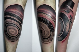 Saturn symbol tattoo idea