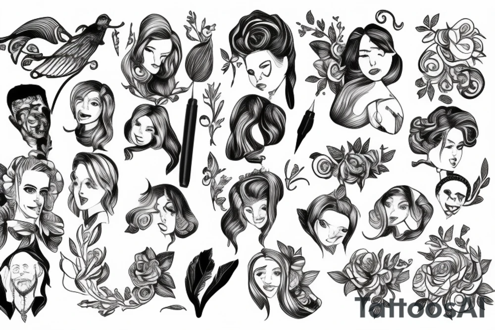 Important People in my life tattoo idea