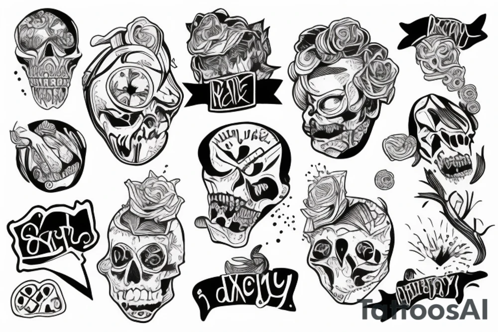 Anxiety tattoo idea