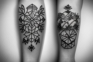 cover the whole left arm.
2 seasons one with summer beach waves surfboard and one winter with skis snowflake also add a soccer ball tattoo idea