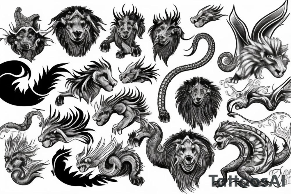 falkor the luck dragon tattoo idea