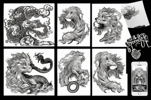 falkor the luck dragon tattoo idea