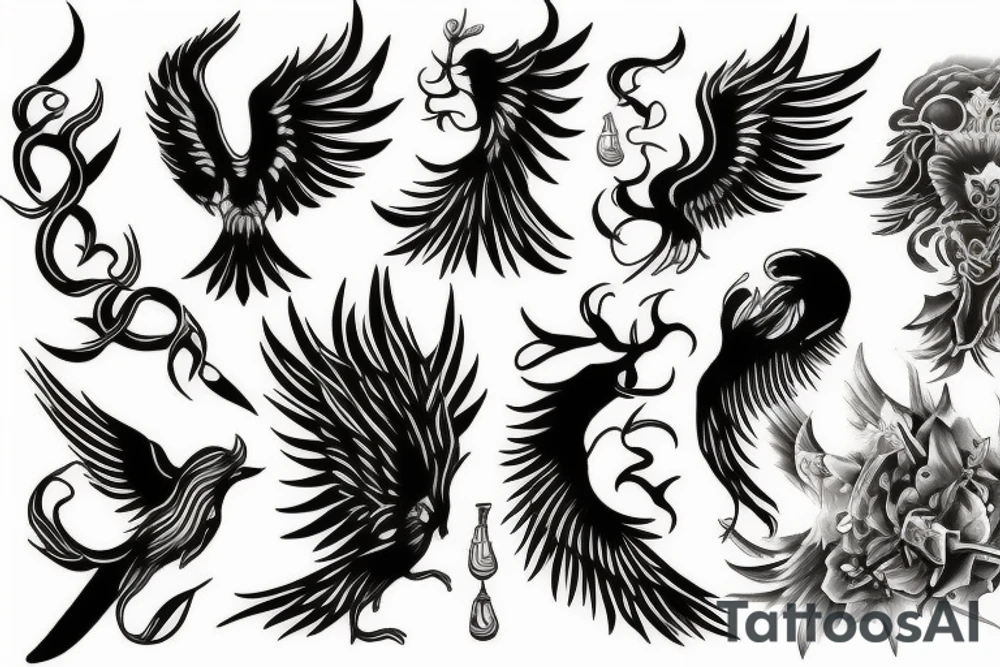 Phoenix tattoo idea