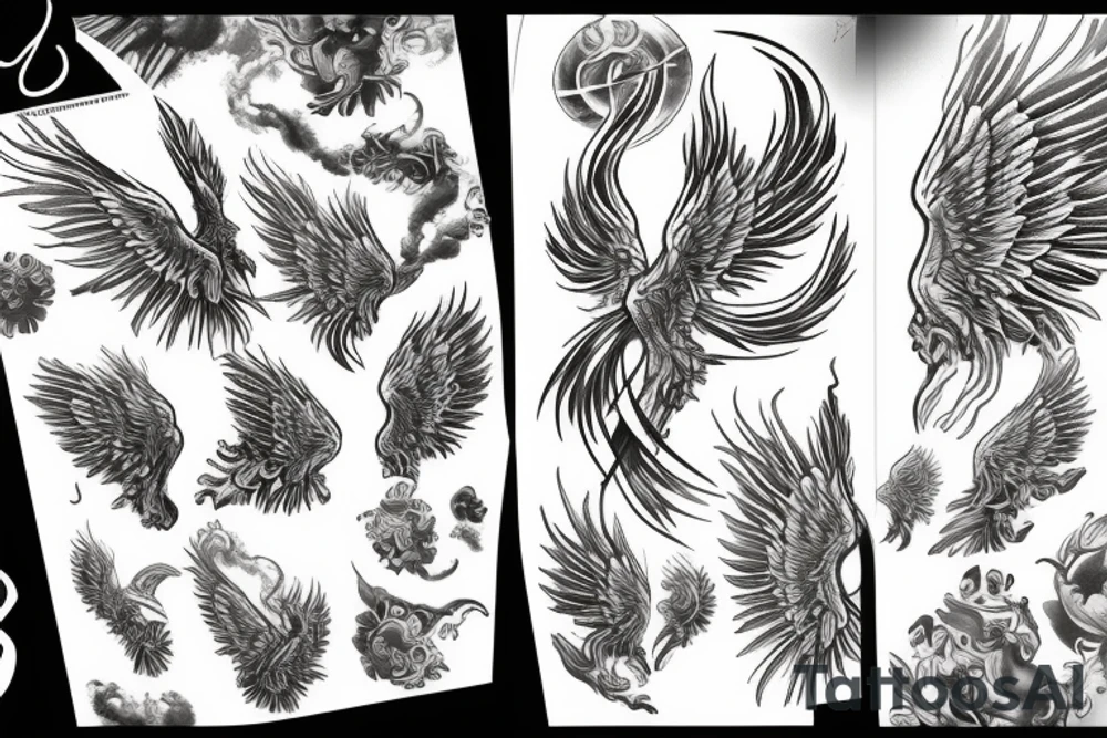 Phoenix tattoo idea