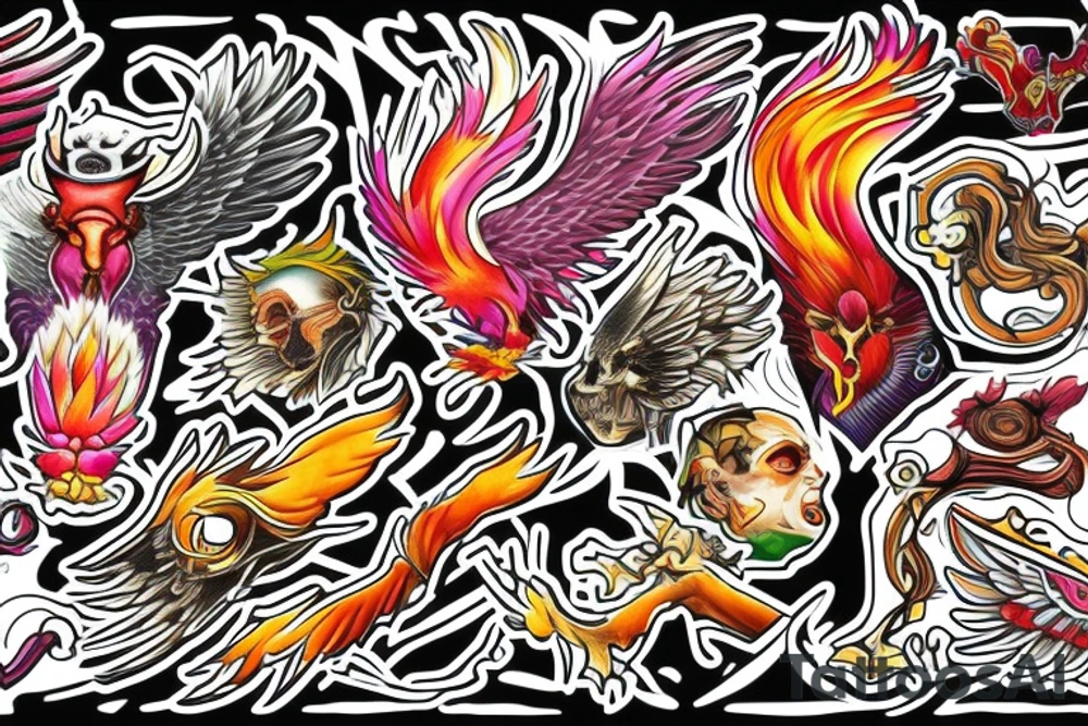 Phoenix tattoo idea