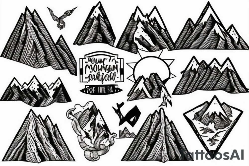 You’ve got a mountain of you’re on tattoo idea