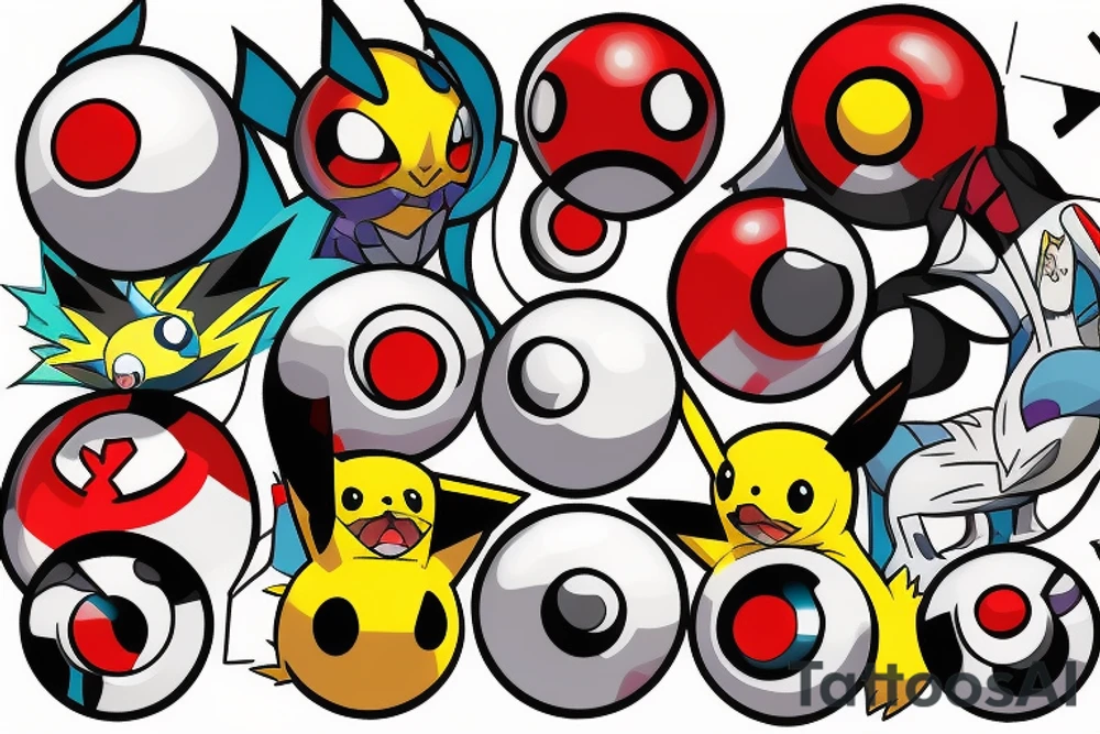 Digivice pokeball tattoo idea