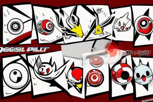 Digivice pokeball tattoo idea