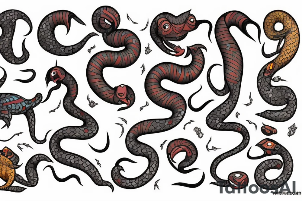 Kaa pithon tattoo idea