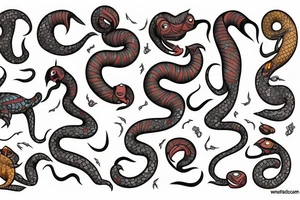 Kaa pithon tattoo idea