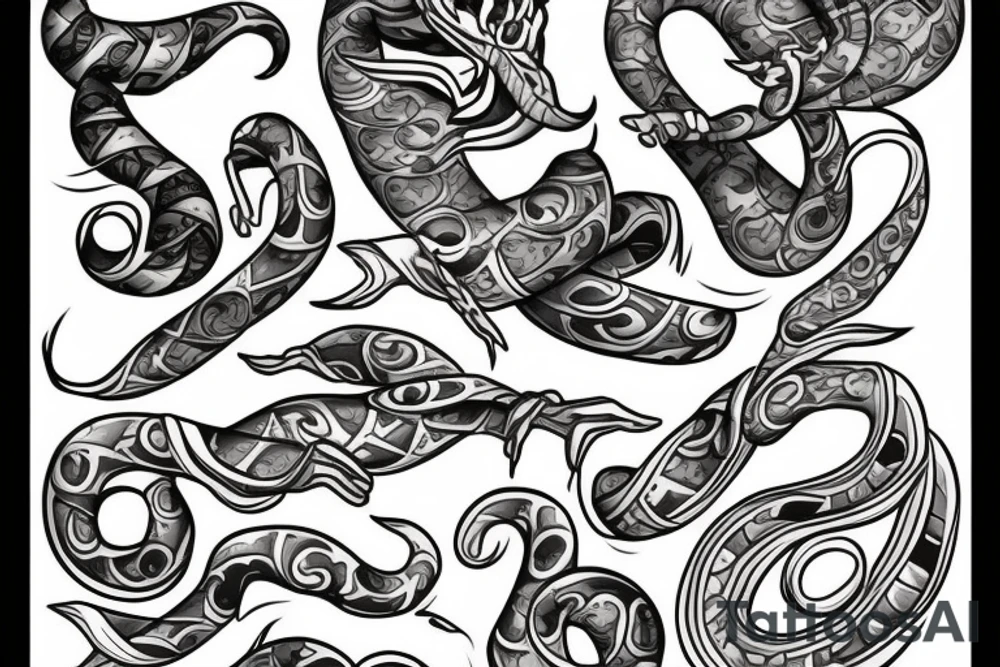 Kaa from maugli tattoo idea