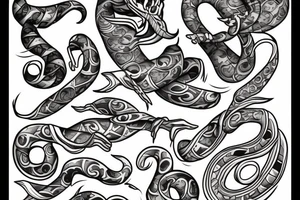 Kaa from maugli tattoo idea