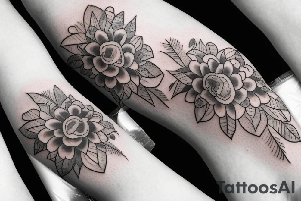 Daughters, love, pain, diamonds tattoo idea