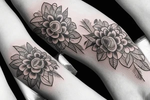 Daughters, love, pain, diamonds tattoo idea