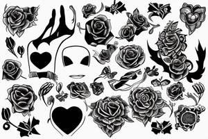 Daughters, love, pain, diamonds tattoo idea