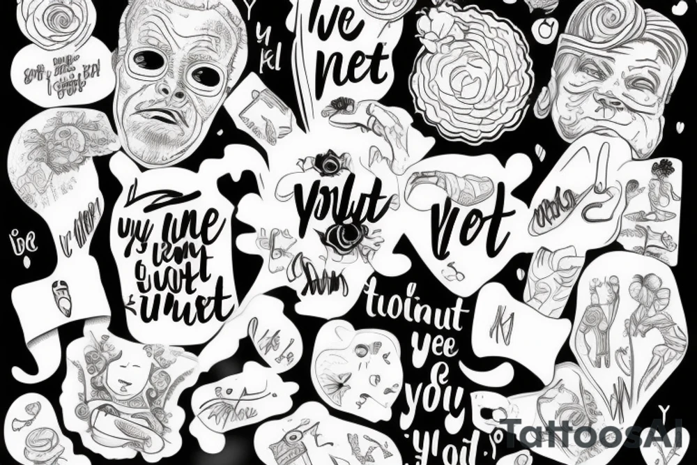 I need to be youthfully felt cause,
God, I never felt young tattoo idea