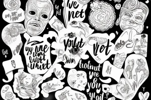 I need to be youthfully felt cause,
God, I never felt young tattoo idea