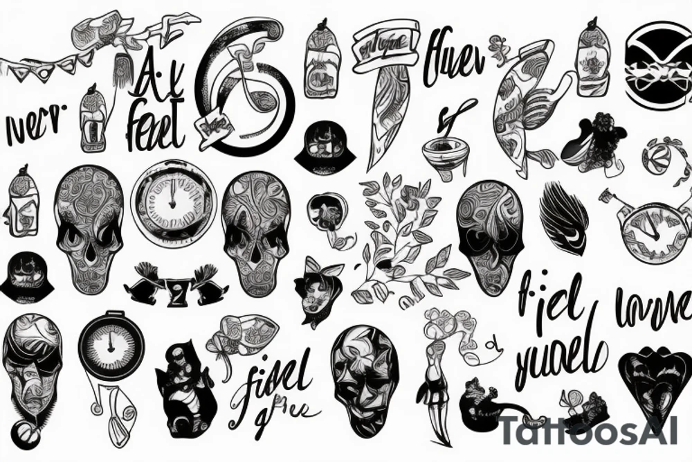 I never felt young tattoo idea