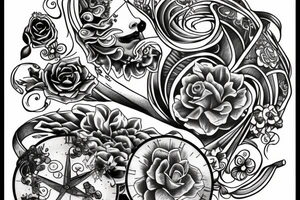 Libra whimsical tattoo tattoo idea