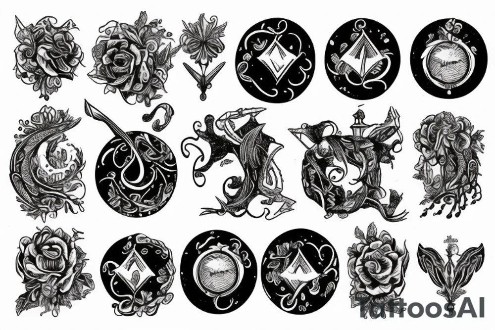 Libra whimsical tattoo tattoo idea