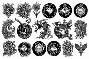 Libra whimsical tattoo tattoo idea
