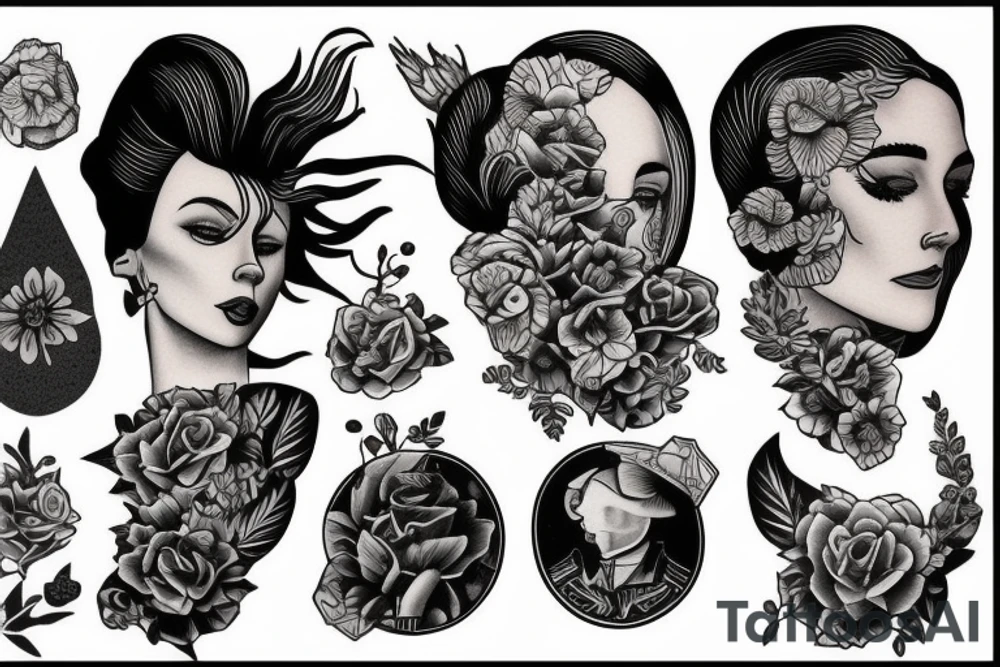 american traditional tattoo idea
