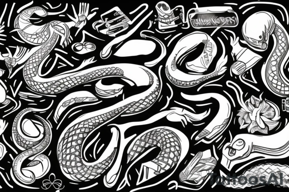Snake tattoo idea