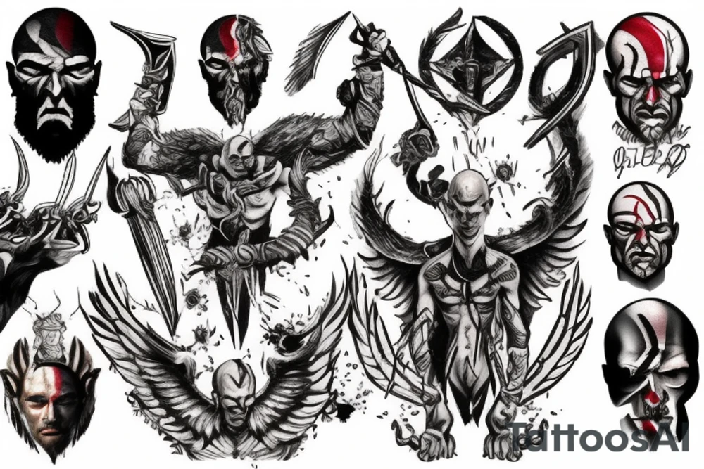 God of war tattoo idea